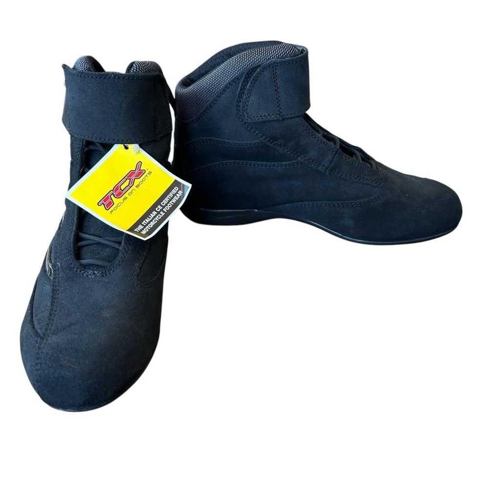 TCX X Square‎ Motorcycle Boots Womens 6.5 US 38 EU Black Biker Moto CE Certified - Picture 7 of 16